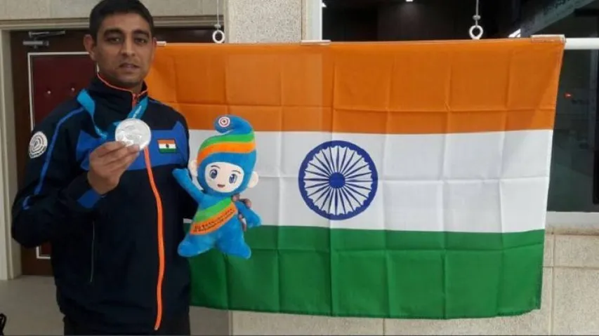 Shooter Rizvi wins silver in 10m Air Pistol at ISSF World Cup