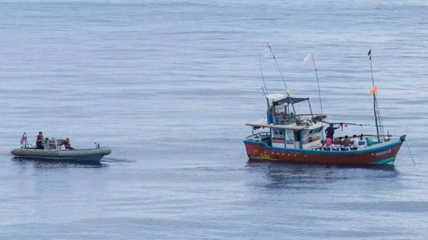 Three Indian fishermen arrested by Sri Lankan Navy