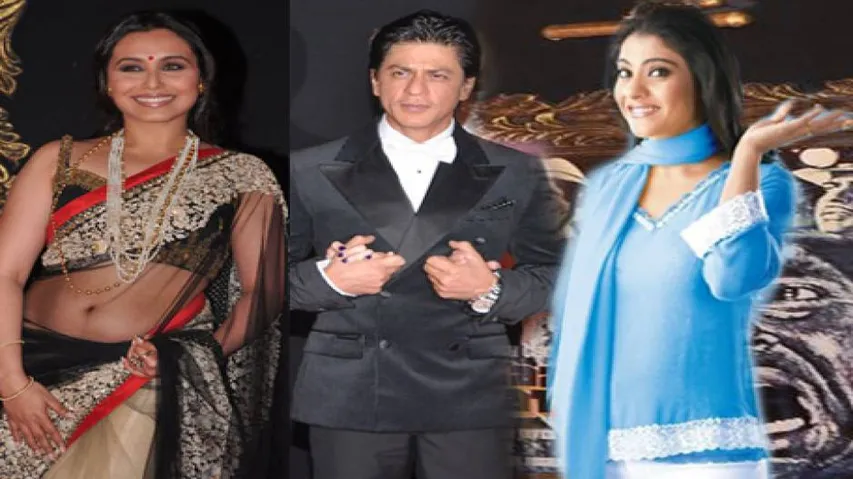 SRK, Kajol, Rani Mukerji's selfie moment
