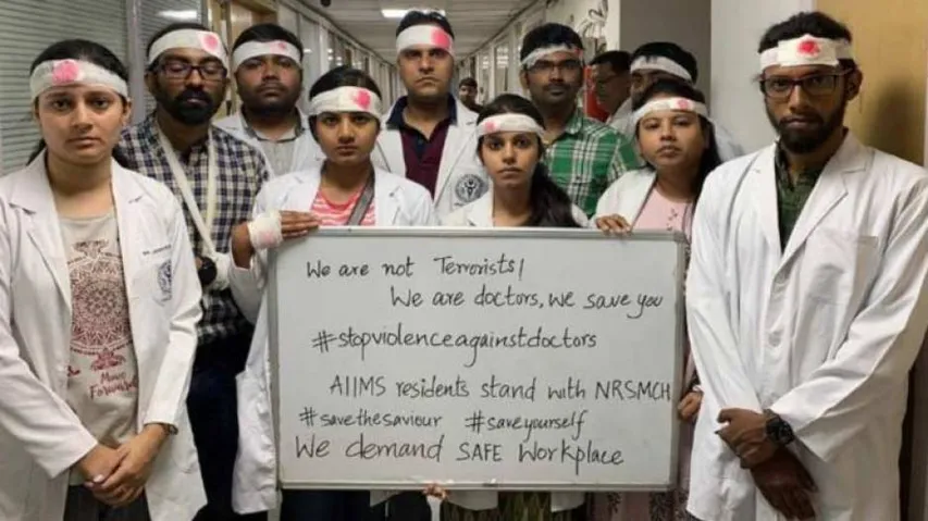 Doctors across India on day-long strike in solidarity with Kolkata medicos