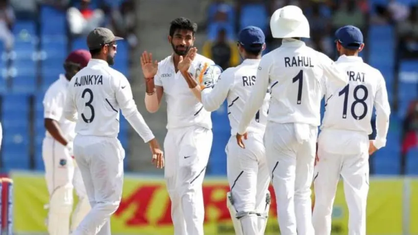 Ind-WI Test: Rahane's Ton, Bumrah's Fifer Script Record Win