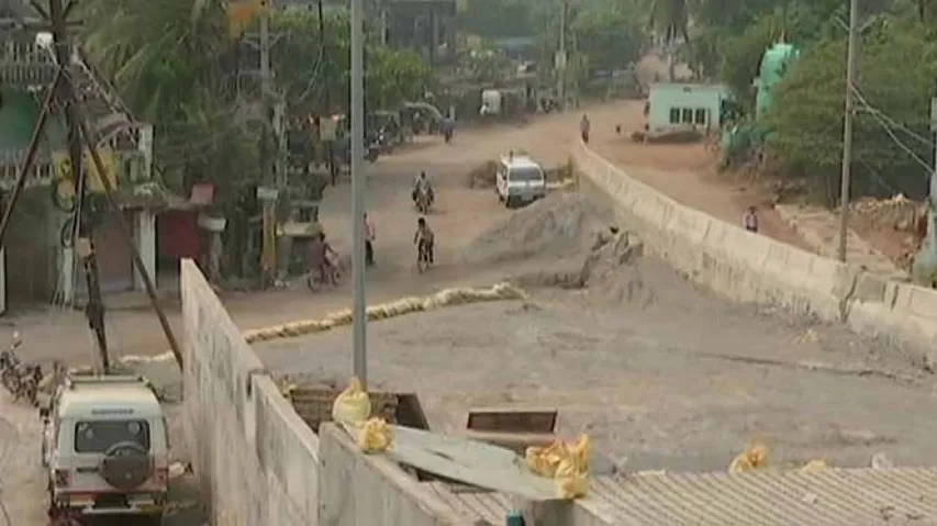Berhampur Residents Suffer As Construction Of Flyovers Run Behind Schedule
