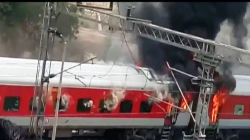 A.P. Express coaches catch fire, none injured