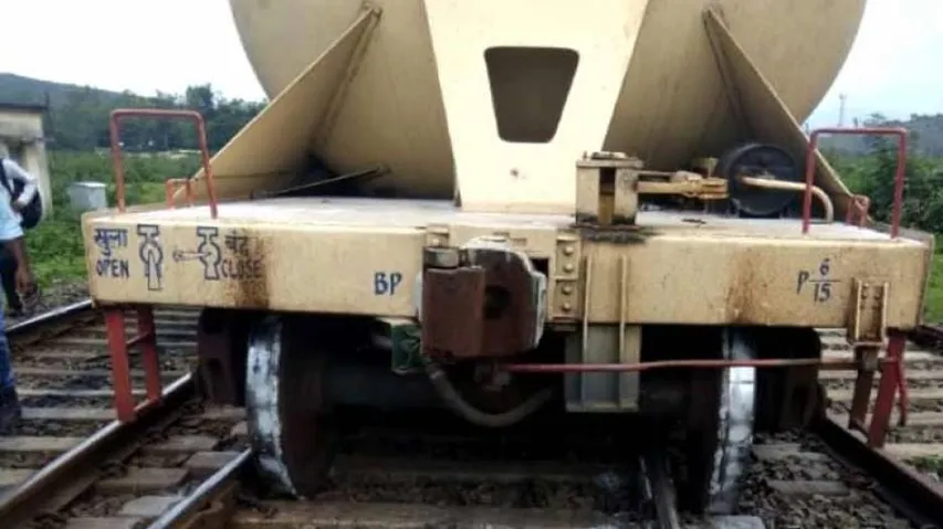 Goods train derails in Koraput