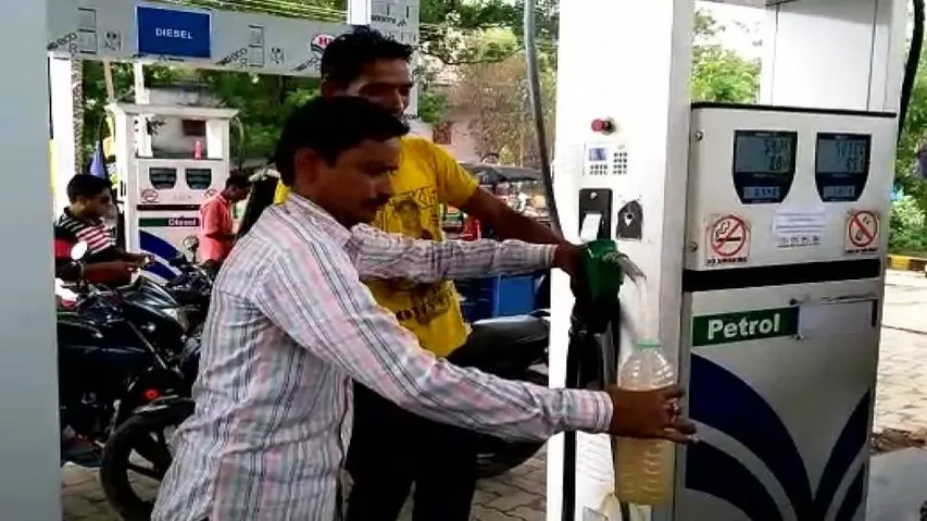 Fuel filling station pipe dispenses water!