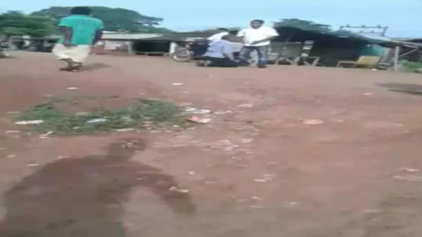 Man forced to kneel down for appearing as witness before police