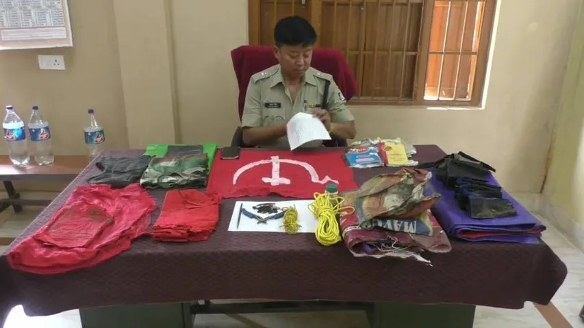 Explosives, Maoist items seized in Deogarh forest