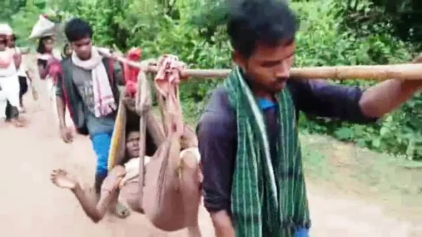 Ambulance failure continues to haunt interiors, woman taken to hospital in sling