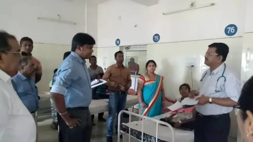 Koraput Collector displeased over absence of doctors at DHH