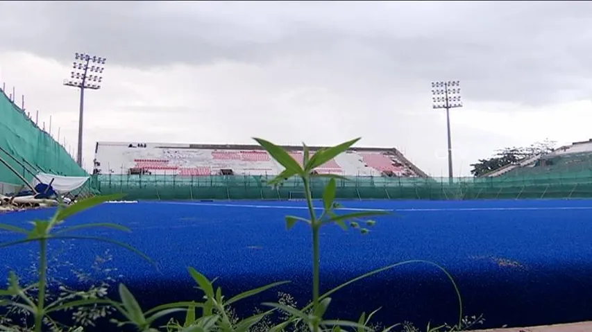 Kalinga Stadium all set with new blue turf for Men's Hockey World Cup