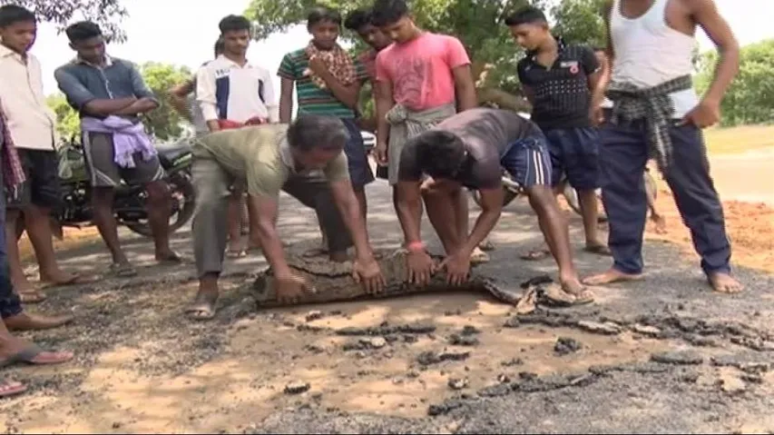 Substandard road work in Khurda sparks resentment