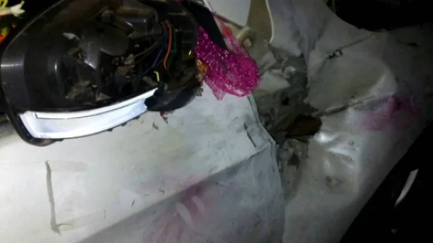 Bomb hurled at groom's vehicle