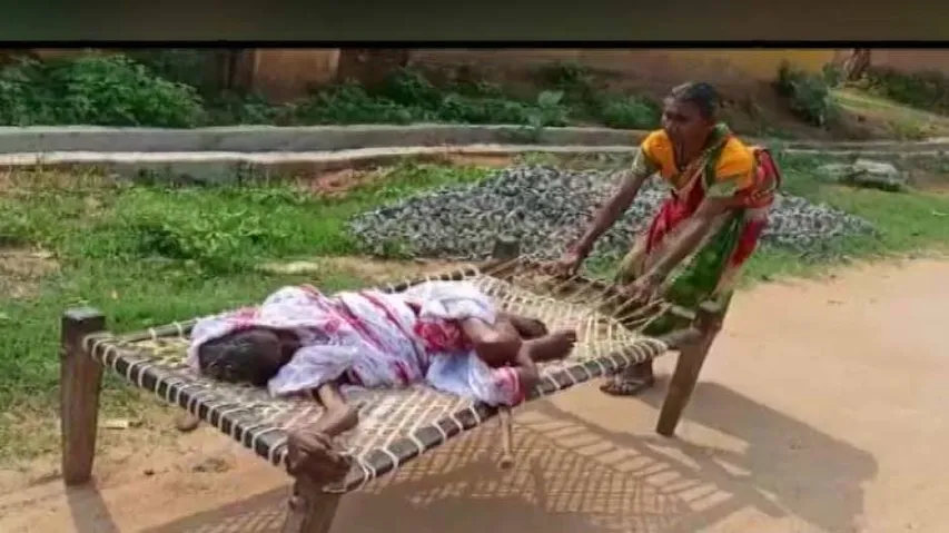 Help Pours In For Elderly Woman In Odisha Who Was Carried On Cot To Bank