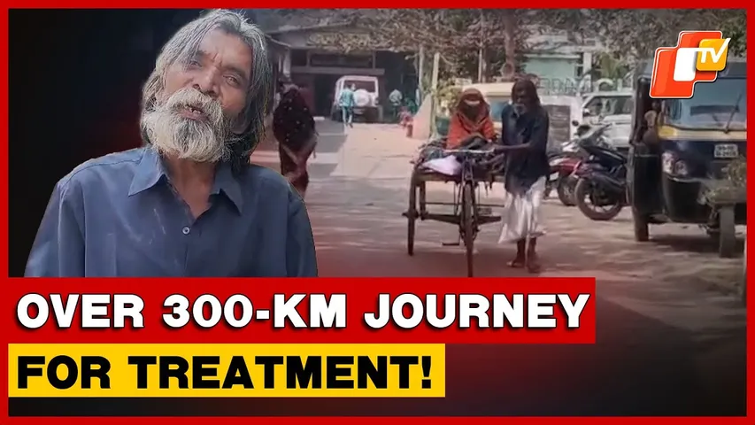 75-Year-Old Odisha Man Carries Wife On Trolley-Rickshaw For Treatment