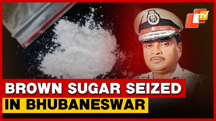 Bhubaneswar Crime Unit Seizes 400 Grams Brown Sugar Worth ₹40 Lakh