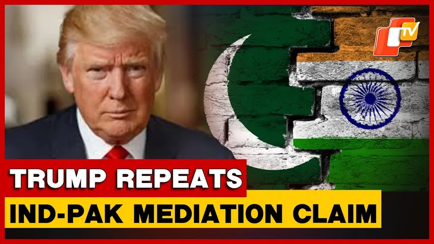 “I Settled Eight Wars”: Trump Reiterates India-Pakistan Mediation Claim