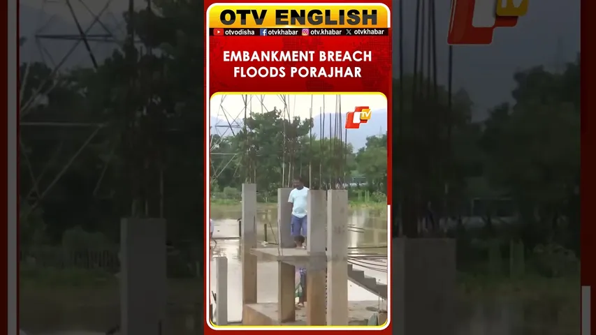 Mahananda River Embankment Collapses In Rajganj