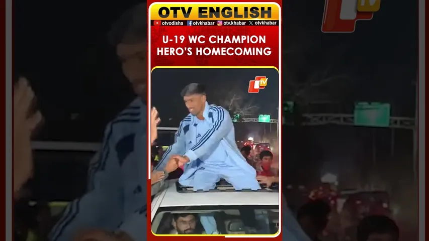 U-19 World Cup Champion Henil Patel Gets Grand Welcome In Valsad