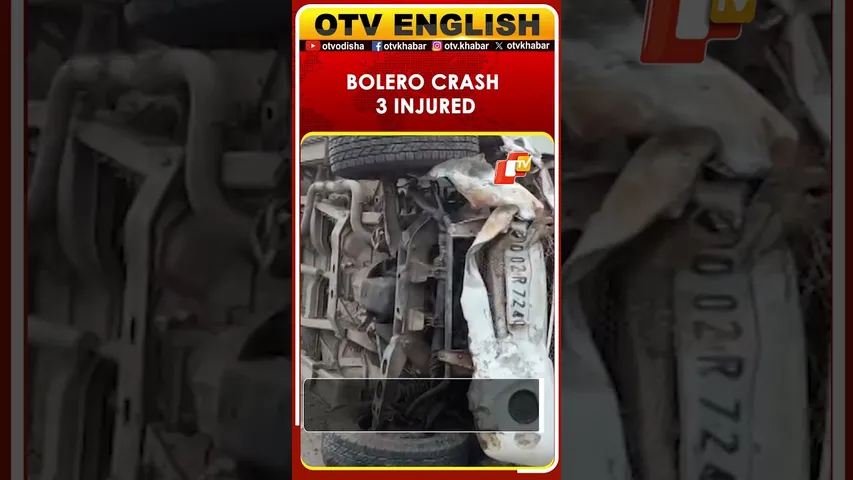 Bolero Crashes Into Electric Pole On NH 57, 3 Injured