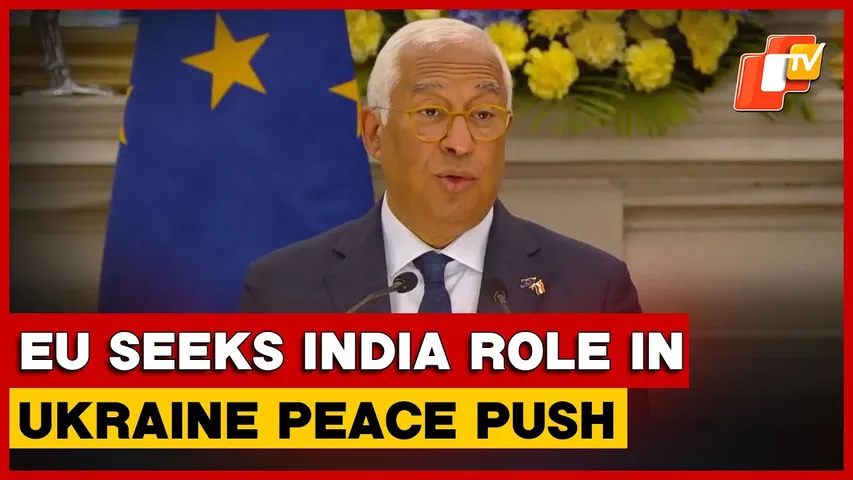 European Council President Urges India To Help Advance Dialogue For Peace In Ukraine