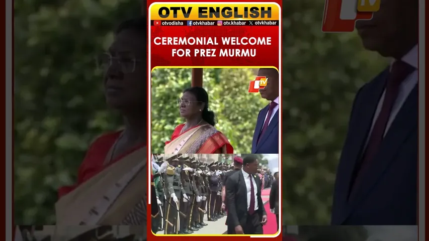 President Droupadi Murmu Receives Ceremonial Welcome In Angola's Luanda  | OTV