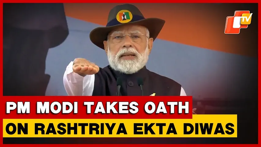 PM Modi Takes Oath Of Unity On The Occasion Of Rashtriya Ekta Diwas