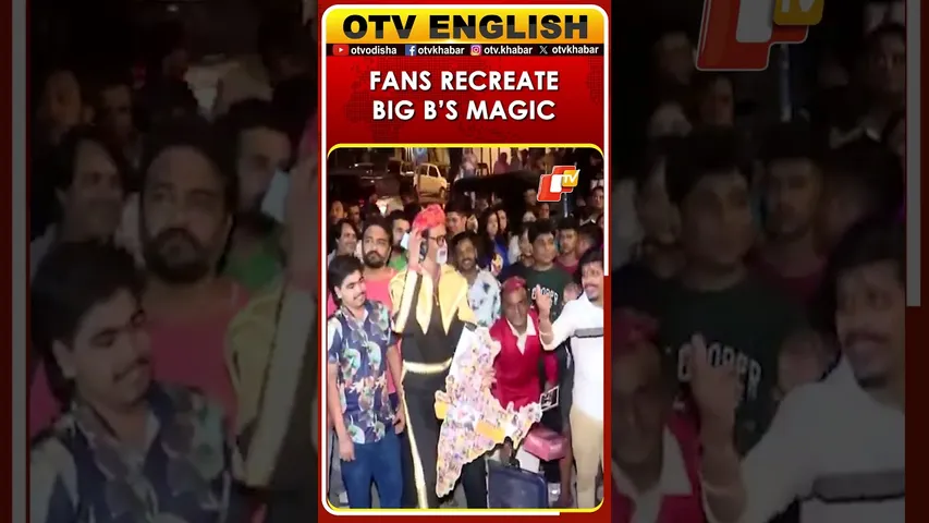 Fans Celebrate Amitabh Bachchan’s Birthday With Song & Dance Outside ‘Jalsa’