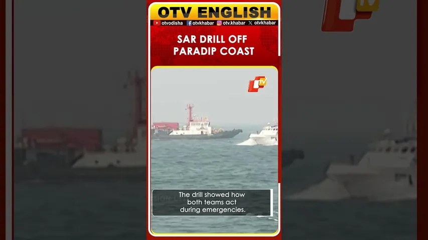 Indian Coast Guard Conducts SAR Drill Off Paradip Coast