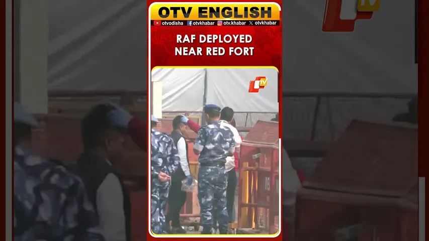 Rapid Action Force Deployed Near The Red Fort Blast Area