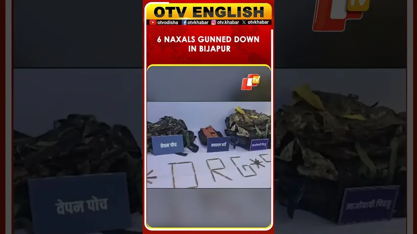 6 Naxals Killed In Bijapur Encounter; Security Forces Recover Weapons