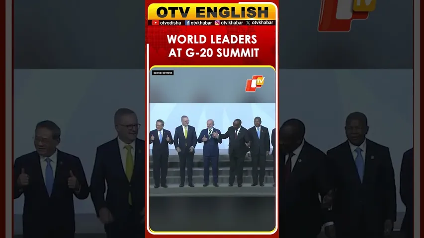 World Leaders Attending The G-20 Summit Pose For A Family Photograph