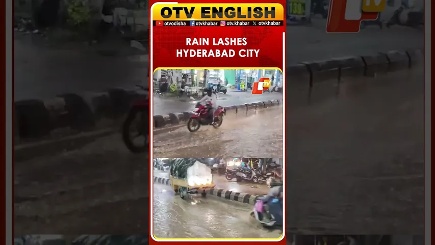 Rain Lashes Parts Of Hyderabad City, Telangana | OTV