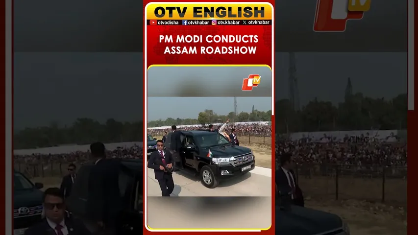 Prime Minister Narendra Modi Conducted Roadshow In Dibrugarh, Assam Today