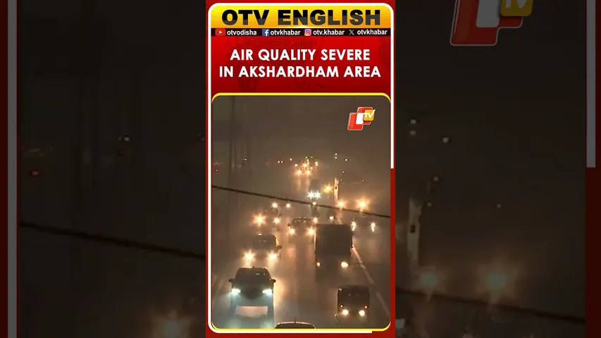 AQI Categorised As 'Severe'Around Akshardham Area | Delhi