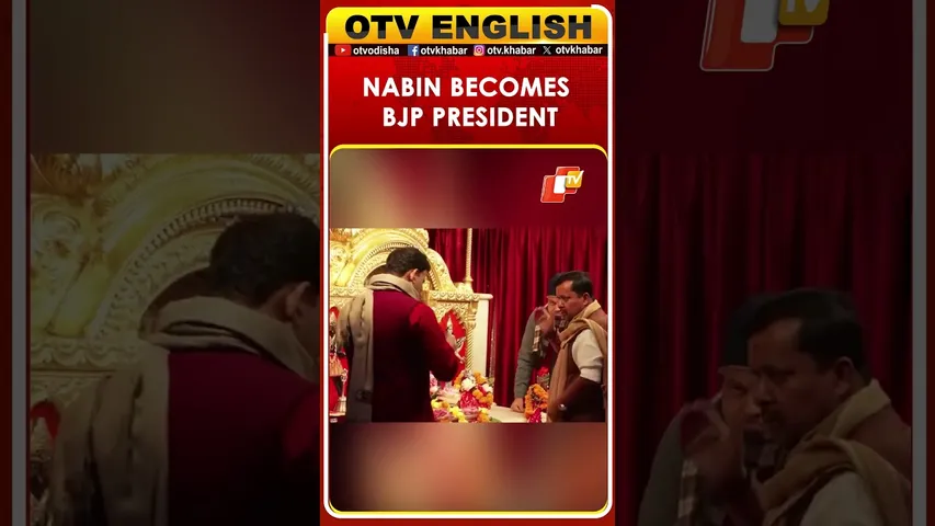 Nitin Nabin Prays, Set To Take Charge As BJP President