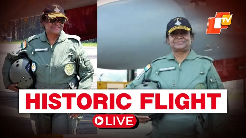 🔴President Murmu Takes Flight In Rafale