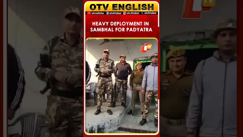 Police Deployed In Sambhal Ahead Of Mahant Rishi Raj Giri’s Padyatra