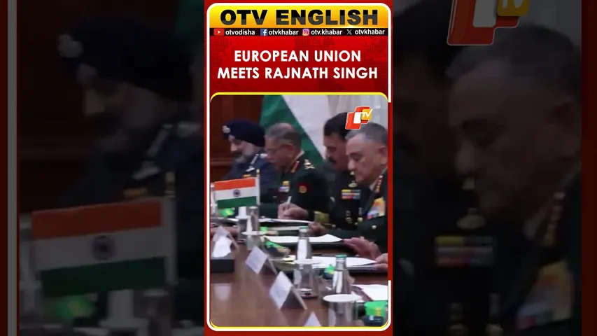 European Union Delegation Meets Rajnath Singh In Delhi