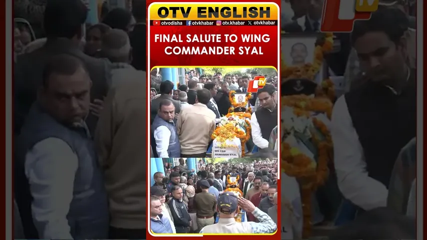 Himachal Pradesh Bids Emotional Farewell To Wing Commander Namansh Syal, Martyred In Tejas Crash