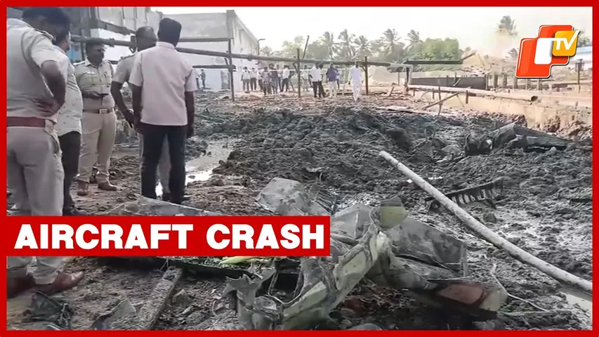IAF Trainer Aircraft Crashes Near Chennai, Pilot Narrowly Escapes