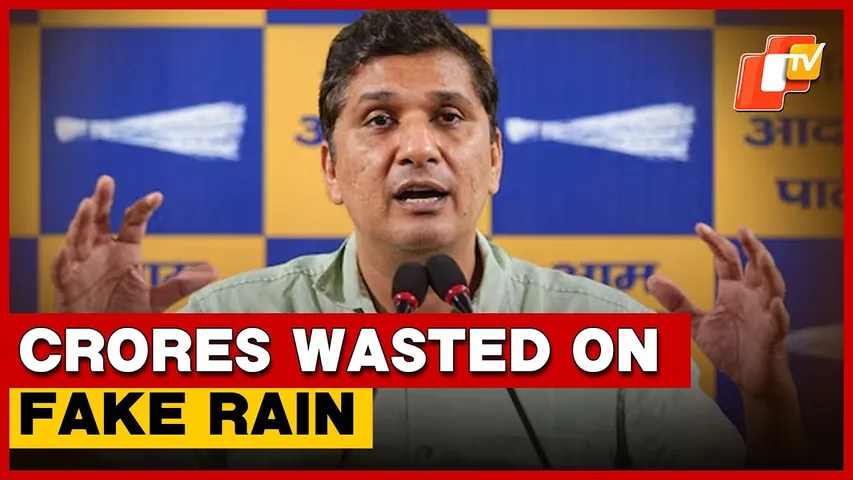 “Crores Wasted On A Drama”: Saurabh Bhardwaj Slams Delhi Govt Over Failed Cloud Seeding