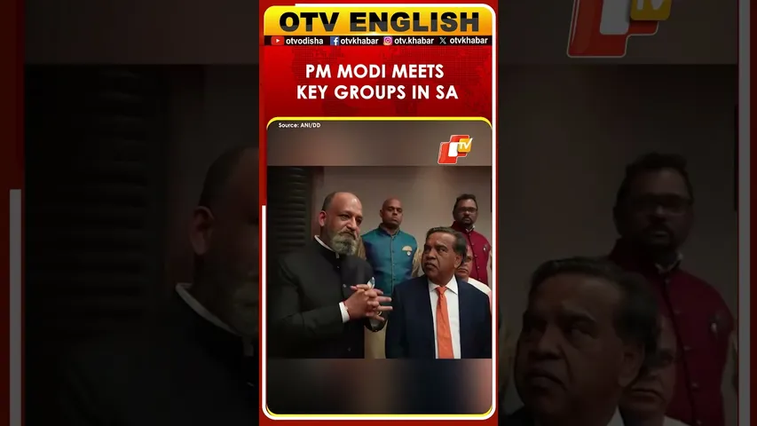 PM Modi Meets Heads Of Prominent Community Organisations In Johannesburg