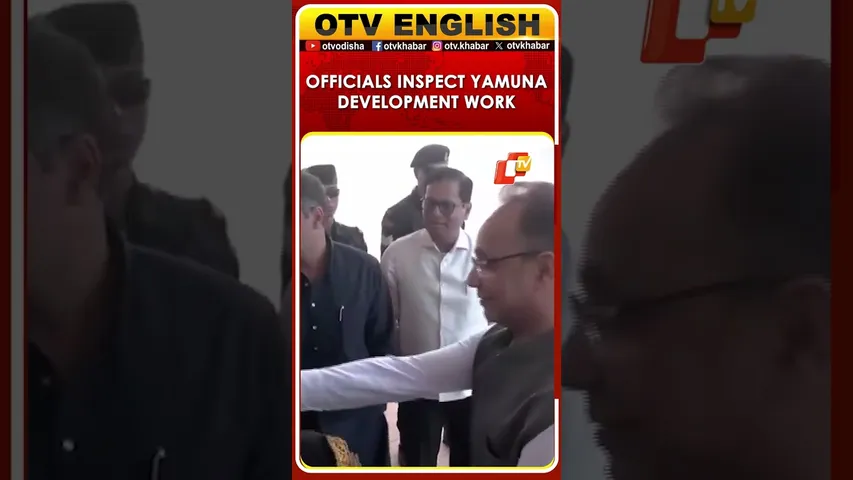 Officials Inspect Progress On Yamuna Riverside Development Project In Delhi