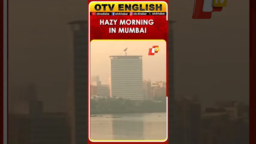 Visuals From Marine Drive In Mumbai As A Layer Of Haze Lingers In Air
