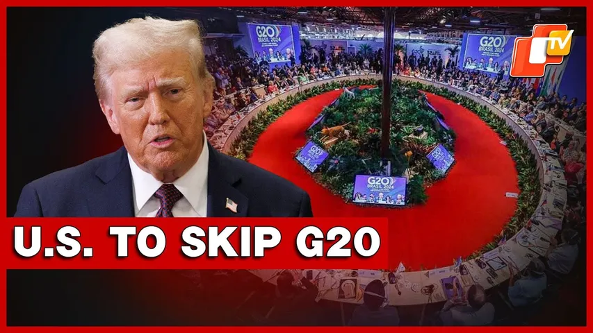 U.S. To Skip G20 Summit In South Africa Over Alleged Human Rights Abuses