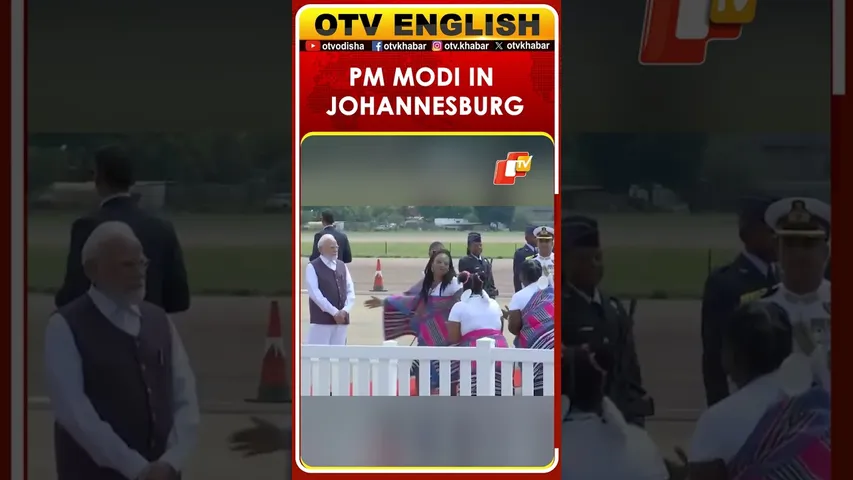 PM Narendra Modi Lands In Johannesburg, South Africa, To Attend The 20th G20 Leaders’ Summit