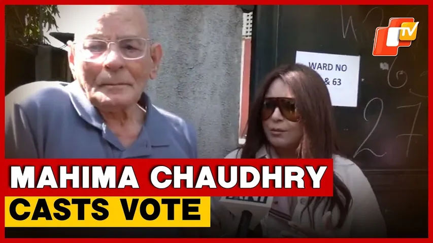 Actress Mahima Chaudhry Speaks On Good Governance After Voting In BMC Polls