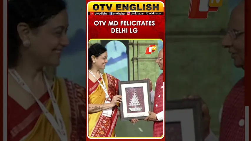 OTV Foresight 2026: OTV MD Jagi Mangat Panda Felicitates Delhi LG Vinai Kumar Saxena