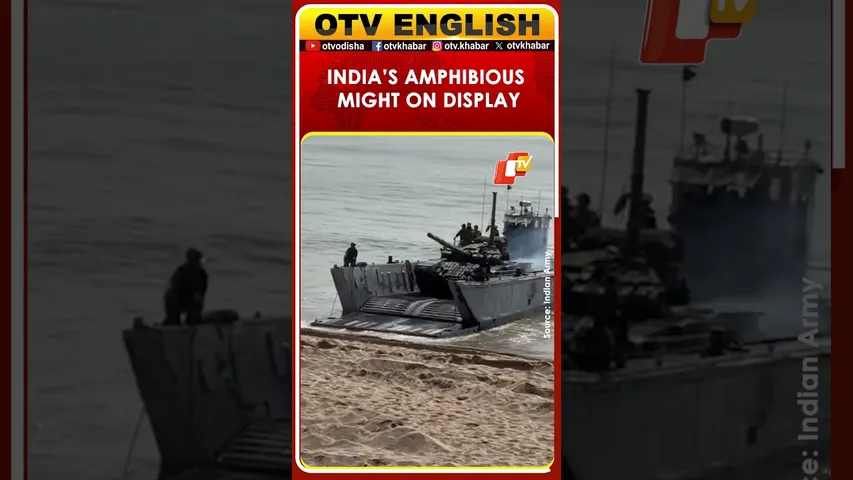 Indian Army Conducts Beach Landing Ops From INS Jalashwa Under Southern Command