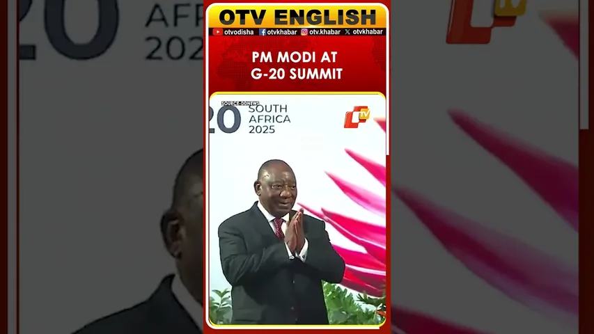 PM Modi Receives Warm Welcome From South African President At G-20 Summit